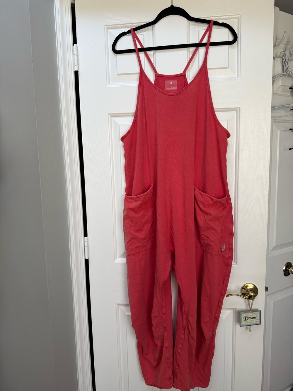 FP Movement by Free People Coral Hotshot Onesie Jumpsuit